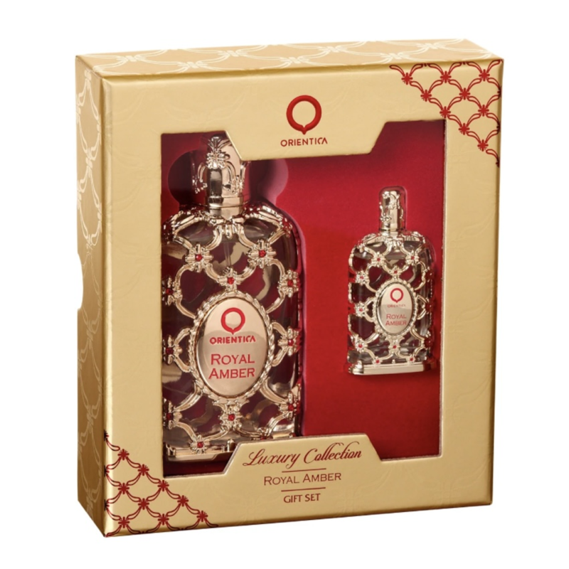 PERFUME ROYAL AMBER GIFT SET ORIENTICA - Imagem 2