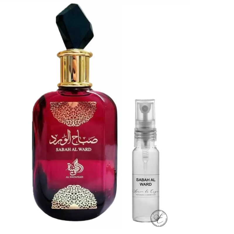 PERFUME SABAH AL WARD 5ML  AL WATANIAH - FRACIONADO
